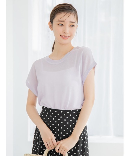 fifth(フィフス)の「2wayシアーカーディガン(カーディガン/ボレロ・レディース・ホワイト/ブラック/パープル/グリーン/モカ/サーモンピンク・SMALL/MEDIUM)」の5枚目の写真