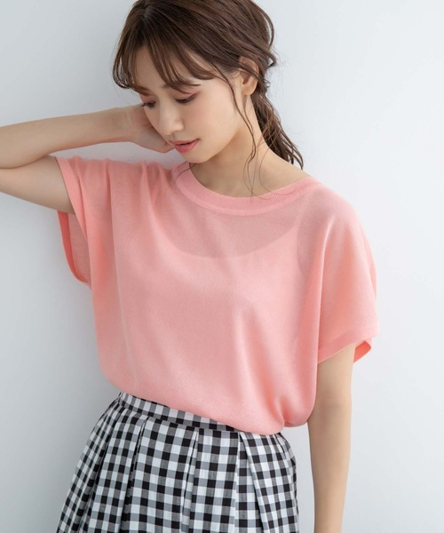 fifth(フィフス)の「2wayシアーカーディガン(カーディガン/ボレロ・レディース・ホワイト/ブラック/パープル/グリーン/モカ/サーモンピンク・SMALL/MEDIUM)」の6枚目の写真