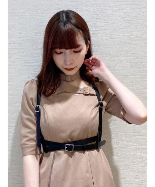 EATME(イートミー)の「クロスハーネスベルト(ベルト・レディース・ブラック・FREE)」の4枚目の写真