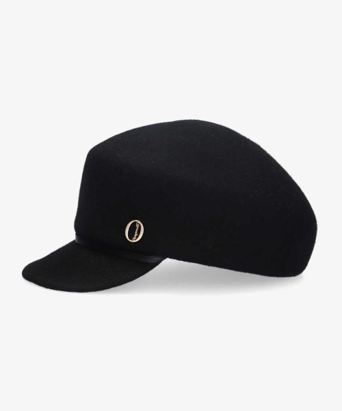 Chapeau d' O（シャポードオー）の「Chapeau d' O Wo Felt Casquette（キャスケット・レディース・キャメル/ブラック/グレー・M/57.5cm）」の7枚目の写真