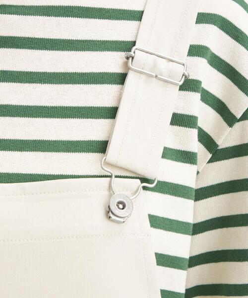 green label relaxing(グリーンレーベルリラクシング)の「フィブリル サロペット(サロペット/オーバーオール・レディース・ブラック/オフホワイト・FREE)」の20枚目の写真