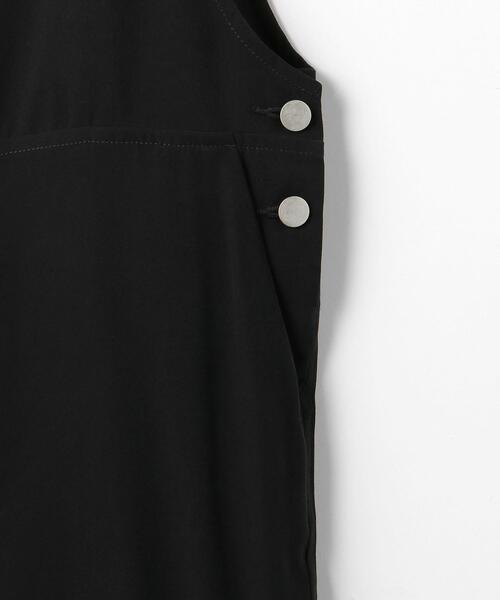 green label relaxing(グリーンレーベルリラクシング)の「フィブリル サロペット(サロペット/オーバーオール・レディース・ブラック/オフホワイト・FREE)」の18枚目の写真
