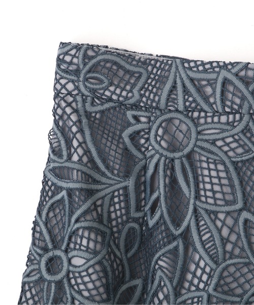 PROPORTION BODY DRESSING(プロポーションボディドレッシング)の「マーメイドバイカラーレーススカート / 1211220509(スカート・レディース・パープル/ライトグリーン/ダークグレー・SMALL/MEDIUM)」の20枚目の写真