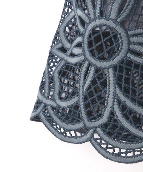 PROPORTION BODY DRESSING(プロポーションボディドレッシング)の「マーメイドバイカラーレーススカート / 1211220509(スカート・レディース・パープル/ライトグリーン/ダークグレー・SMALL/MEDIUM)」の21枚目の写真