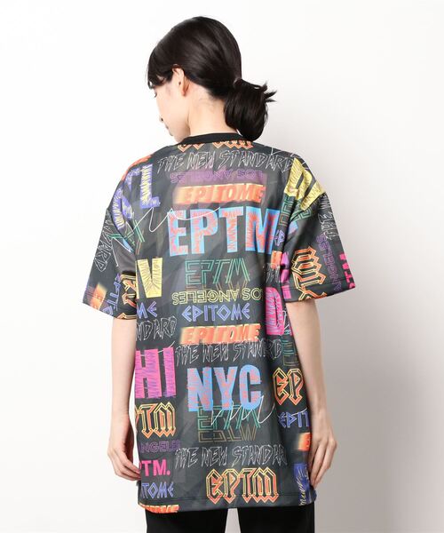 EPTM（エピトミ）の「《EPTM.》ALL CITY TEE（Tシャツ/カットソー・レディース・ブラック・LARGE/MEDIUM）」の4枚目の写真