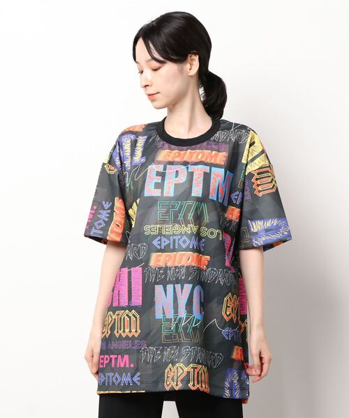 EPTM（エピトミ）の「《EPTM.》ALL CITY TEE（Tシャツ/カットソー・レディース・ブラック・LARGE/MEDIUM）」の3枚目の写真