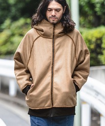 mj8120-フェイクムートンボアブルゾン