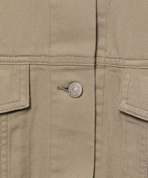 LEPSIM（レプシィム）の「スタンドカラーＧジャン　955928（デニムジャケット・レディース・ブラック/ベージュ/インディゴブルー・FREE）」の19枚目の写真