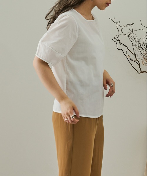Ambre Neige（アンブルネージュ）の「ランタンスリーブトップス／【WEB/EC限定商品】（シャツ/ブラウス・レディース・オフホワイト/モカ/ナチュラル・FREE）」の13枚目の写真