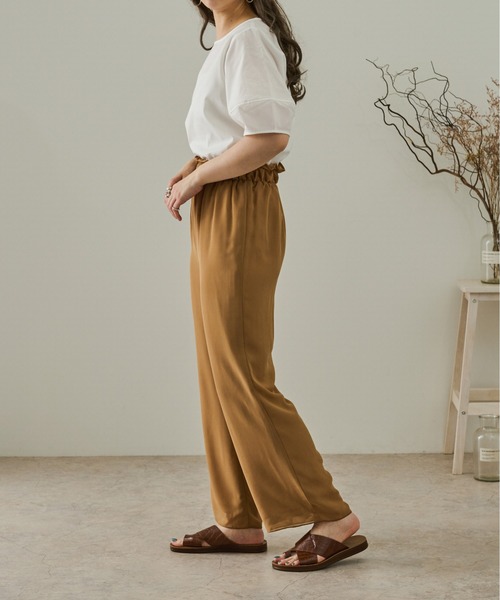 Ambre Neige（アンブルネージュ）の「ランタンスリーブトップス／【WEB/EC限定商品】（シャツ/ブラウス・レディース・オフホワイト/モカ/ナチュラル・FREE）」の9枚目の写真