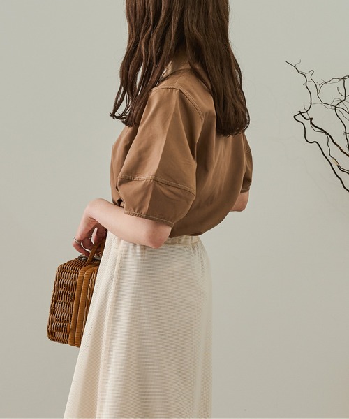 Ambre Neige（アンブルネージュ）の「ランタンスリーブトップス／【WEB/EC限定商品】（シャツ/ブラウス・レディース・オフホワイト/モカ/ナチュラル・FREE）」の15枚目の写真