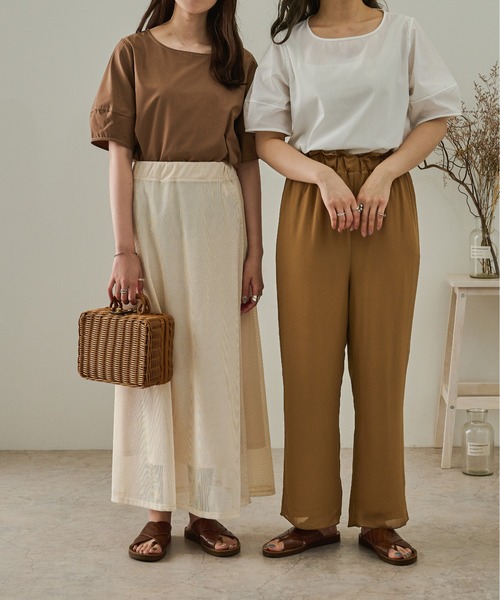 Ambre Neige（アンブルネージュ）の「ランタンスリーブトップス／【WEB/EC限定商品】（シャツ/ブラウス・レディース・オフホワイト/モカ/ナチュラル・FREE）」の17枚目の写真