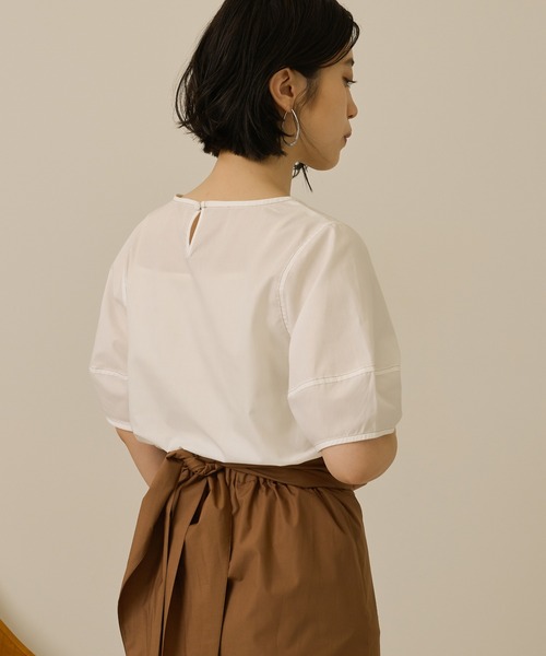 Ambre Neige（アンブルネージュ）の「ランタンスリーブトップス／【WEB/EC限定商品】（シャツ/ブラウス・レディース・オフホワイト/モカ/ナチュラル・FREE）」の21枚目の写真