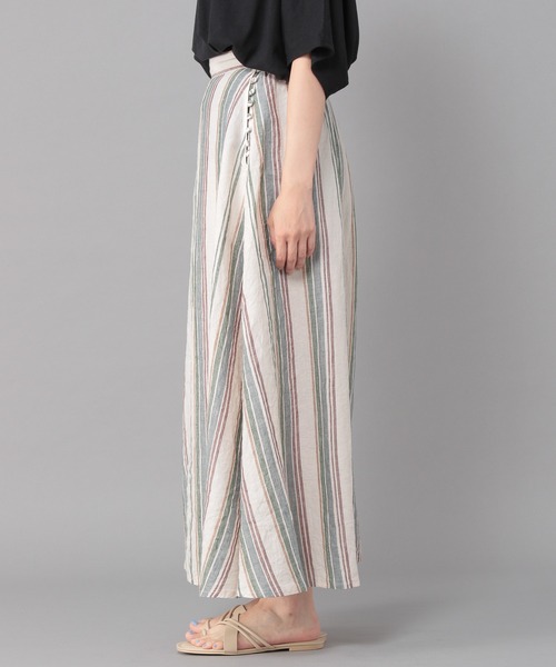 studio CLIP（スタディオクリップ）の「《Natural by studio CLIP》リネンストレートスカート（スカート・レディース・ベージュ/オフホワイト/サックスブルー・FREE）」の18枚目の写真