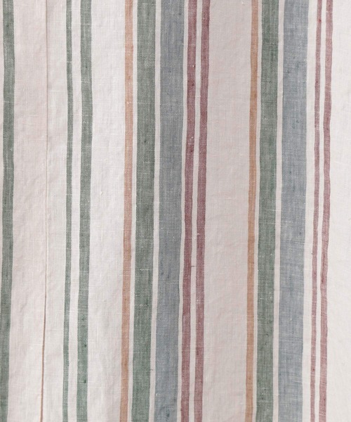 studio CLIP（スタディオクリップ）の「《Natural by studio CLIP》リネンストレートスカート（スカート・レディース・ベージュ/オフホワイト/サックスブルー・FREE）」の5枚目の写真