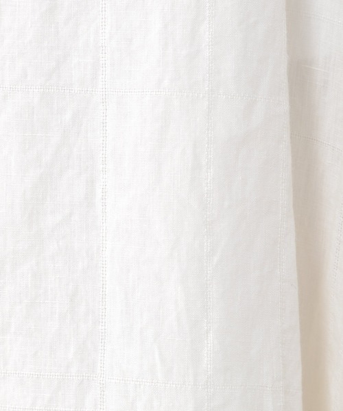 studio CLIP（スタディオクリップ）の「《Natural by studio CLIP》リネンストレートスカート（スカート・レディース・ベージュ/オフホワイト/サックスブルー・FREE）」の7枚目の写真