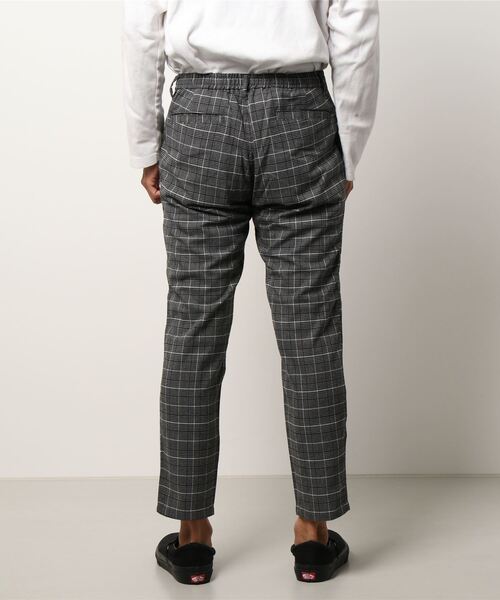 UNION STATION（ユニオンステーション）の「T/Rストレッチグレンチェックパンツ（スラックス・メンズ・グレー系その他/ベージュ系その他/ストライプ/チェック・S/M/L）」の5枚目の写真