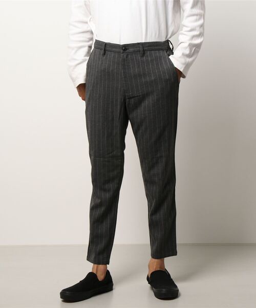 UNION STATION（ユニオンステーション）の「T/Rストレッチグレンチェックパンツ（スラックス・メンズ・グレー系その他/ベージュ系その他/ストライプ/チェック・S/M/L）」の7枚目の写真