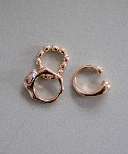 Kastane（カスタネ）の「【fiw.】デザインバリエリング３SET（リング・レディース・ゴールド/シルバー・FREE）」の7枚目の写真