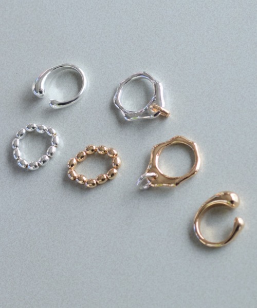 Kastane（カスタネ）の「【fiw.】デザインバリエリング３SET（リング・レディース・ゴールド/シルバー・FREE）」の12枚目の写真
