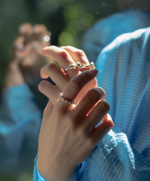 Kastane（カスタネ）の「【fiw.】デザインバリエリング３SET（リング・レディース・ゴールド/シルバー・FREE）」の4枚目の写真