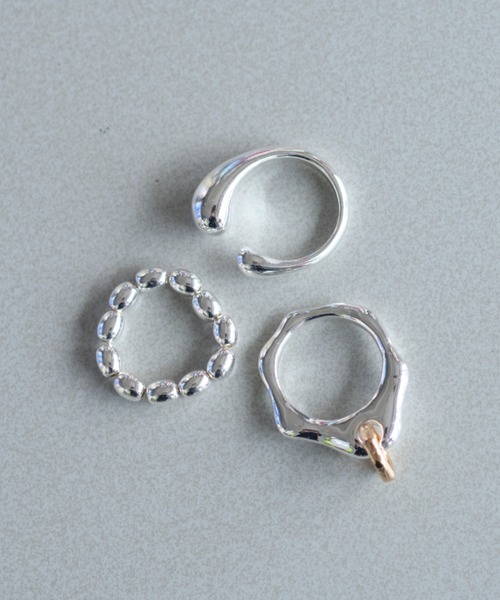 Kastane（カスタネ）の「【fiw.】デザインバリエリング３SET（リング・レディース・ゴールド/シルバー・FREE）」の14枚目の写真