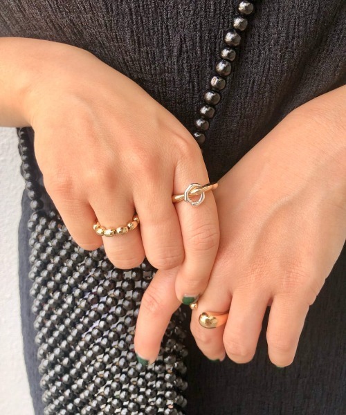 Kastane（カスタネ）の「【fiw.】デザインバリエリング３SET（リング・レディース・ゴールド/シルバー・FREE）」の17枚目の写真