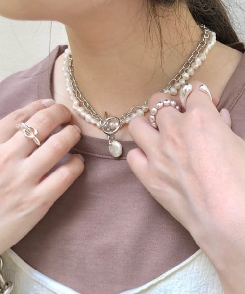 Kastane（カスタネ）の「【fiw.】デザインバリエリング３SET（リング・レディース・ゴールド/シルバー・FREE）」の18枚目の写真