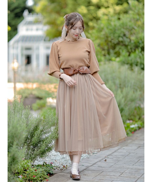 Areeam（アリーム）の「好きをちりばめたプチハイネックトップス（ニット/セーター・レディース・ベージュ/アイボリー・FREE）」の10枚目の写真