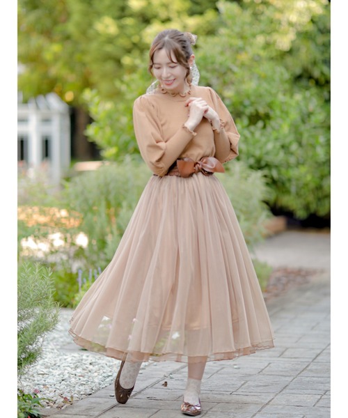 Areeam（アリーム）の「好きをちりばめたプチハイネックトップス（ニット/セーター・レディース・ベージュ/アイボリー・FREE）」の12枚目の写真