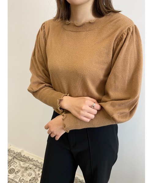 Areeam（アリーム）の「好きをちりばめたプチハイネックトップス（ニット/セーター・レディース・ベージュ/アイボリー・FREE）」の20枚目の写真