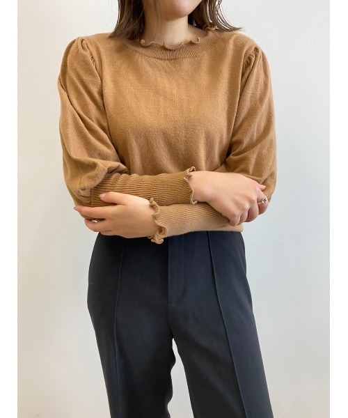 Areeam（アリーム）の「好きをちりばめたプチハイネックトップス（ニット/セーター・レディース・ベージュ/アイボリー・FREE）」の19枚目の写真