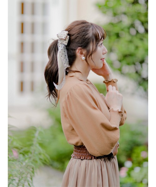 Areeam（アリーム）の「好きをちりばめたプチハイネックトップス（ニット/セーター・レディース・ベージュ/アイボリー・FREE）」の17枚目の写真