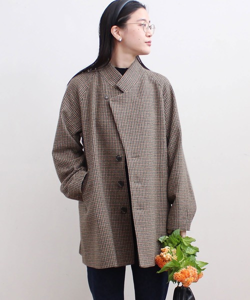 fig London(フィグロンドン)の「Recycle wool CO(その他アウター・レディース・ブルー/グリーン・FREE)」の2枚目の写真