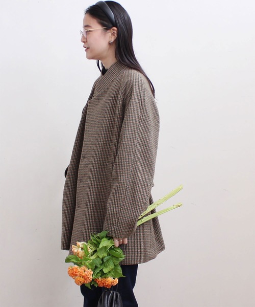 fig London(フィグロンドン)の「Recycle wool CO(その他アウター・レディース・ブルー/グリーン・FREE)」の10枚目の写真