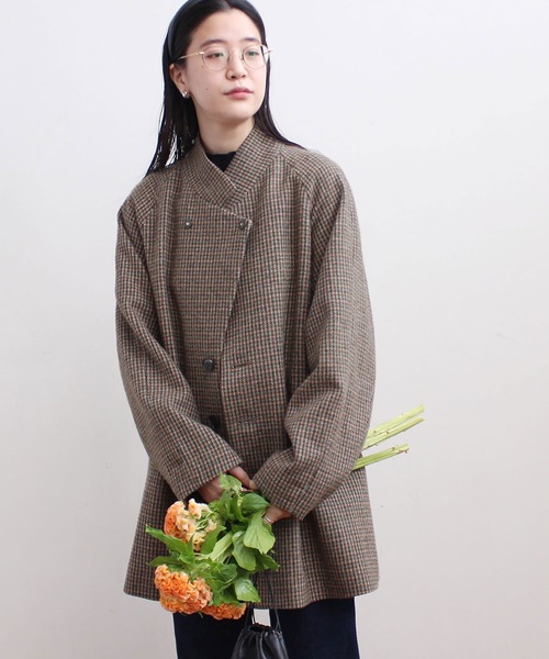 fig London(フィグロンドン)の「Recycle wool CO(その他アウター・レディース・ブルー/グリーン・FREE)」の7枚目の写真