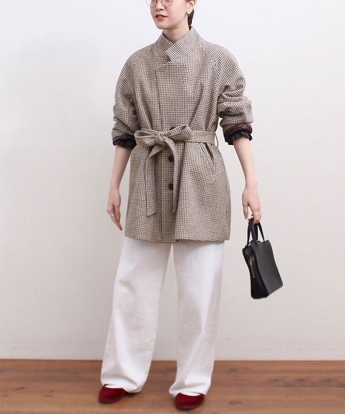 fig London(フィグロンドン)の「Recycle wool CO(その他アウター・レディース・ブルー/グリーン・FREE)」の15枚目の写真