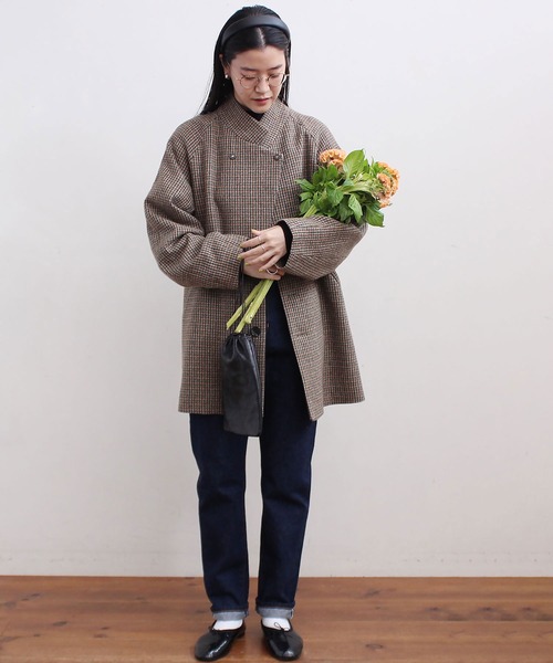 fig London(フィグロンドン)の「Recycle wool CO(その他アウター・レディース・ブルー/グリーン・FREE)」の4枚目の写真