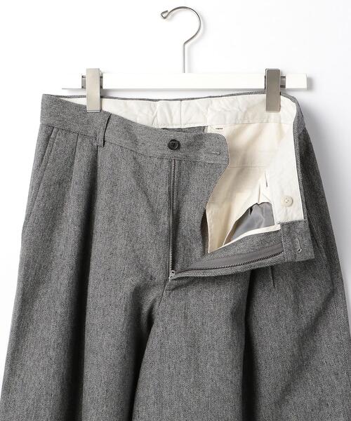 BRACTMENT(ブラクトメント)の「<BRACTMENT(ブラクトメント)>CWNY デニム ワイド 2プリーツ パンツ(デニムパンツ・メンズ・ネイビー/ライトグレー・36/38/40)」の11枚目の写真