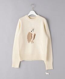 ＜MUVEIL（ミュベール）＞ANML ニット WHITE ■■■