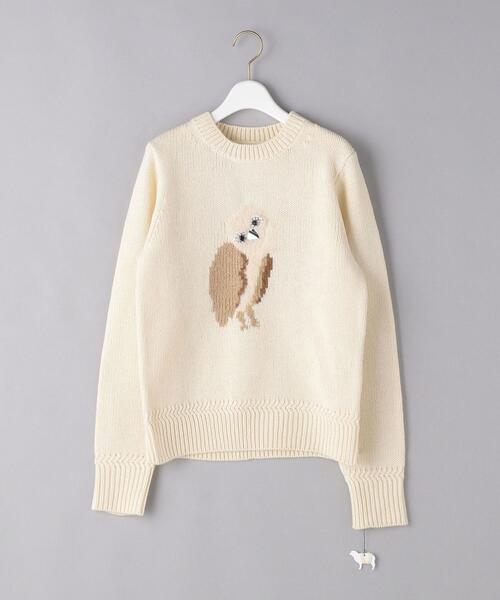 MUVEIL(ミュベール)の「<MUVEIL(ミュベール)>ANML ニット WHITE ■■■(ニット/セーター・レディース・ホワイト・36)」の1枚目の写真