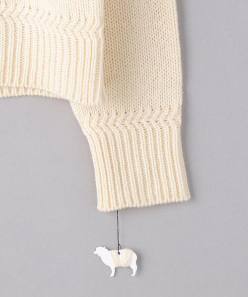 MUVEIL(ミュベール)の「<MUVEIL(ミュベール)>ANML ニット WHITE ■■■(ニット/セーター・レディース・ホワイト・36)」の4枚目の写真