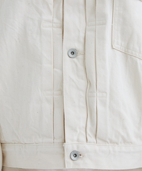 MARKAWAREデニムジャケット　TYPE-1 アイボリー marka（マーカ）の「【marka/MARKAWARE】DENIM JACKET TYPE-1
