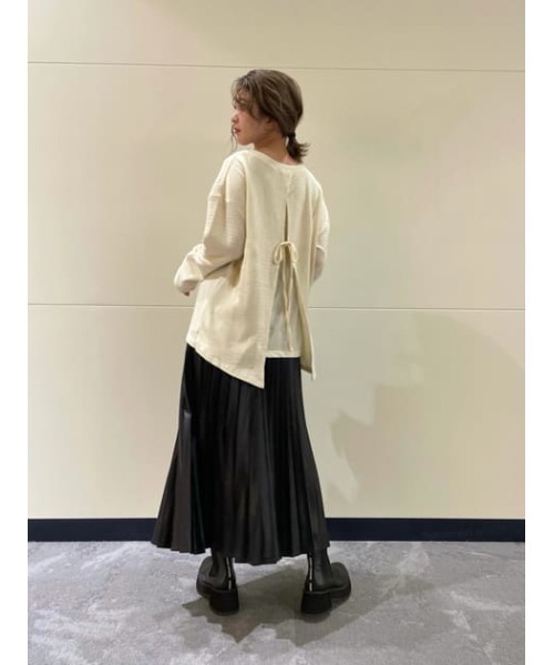 RODEO CROWNS WIDE BOWL（ロデオクラウンズワイドボウル）の「Fレザープリーツスカート（スカート・レディース・ブラウン/ブラック・FREE）」の22枚目の写真