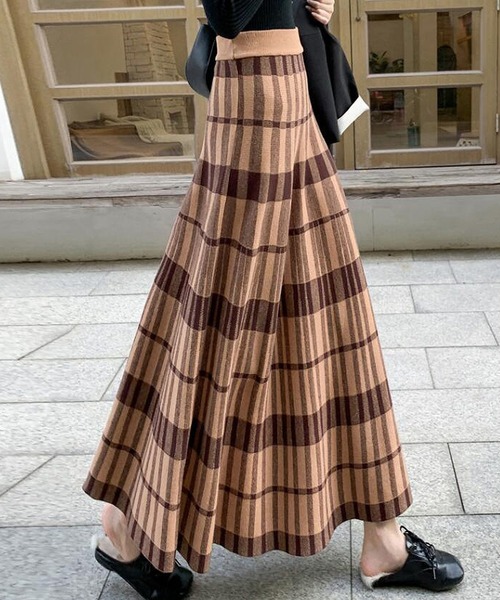 Girly Doll（ガーリードール）の「ロングスカート（スカート・レディース・ブラック/ブラウン・F）」の5枚目の写真
