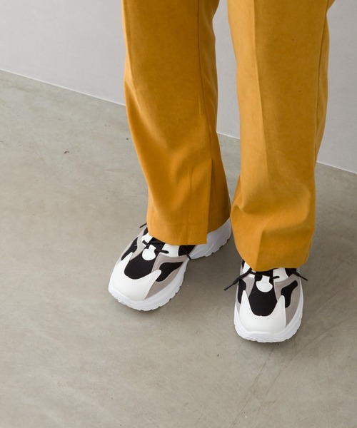 SpRay(スプレイ)の「厚底スニーカー(スニーカー・レディース・ブラック/ベージュ・SMALL/MEDIUM/LARGE)」の14枚目の写真