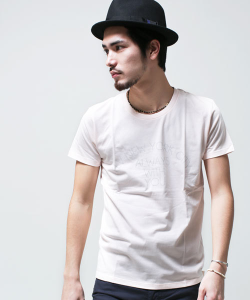 NANO universe（ナノユニバース）の「：NYC Tシャツ S/S（Tシャツ/カットソー・メンズ・ホワイト/ピンク/ブラック/グレー/ミント・42/44/40/46）」の5枚目の写真