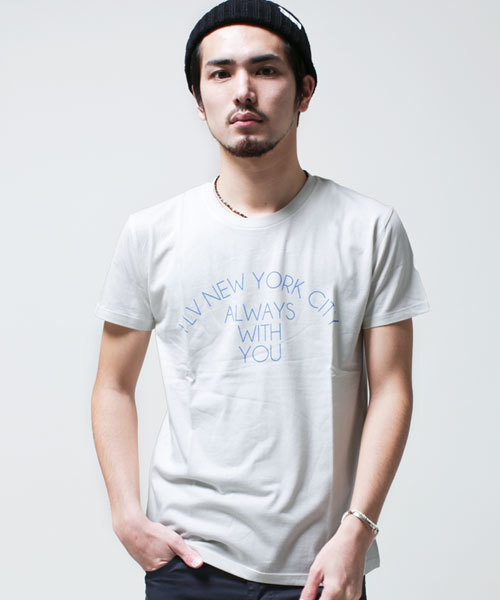 NANO universe（ナノユニバース）の「：NYC Tシャツ S/S（Tシャツ/カットソー・メンズ・ホワイト/ピンク/ブラック/グレー/ミント・42/44/40/46）」の4枚目の写真