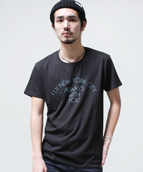 NANO universe（ナノユニバース）の「：NYC Tシャツ S/S（Tシャツ/カットソー・メンズ・ホワイト/ピンク/ブラック/グレー/ミント・42/44/40/46）」の3枚目の写真