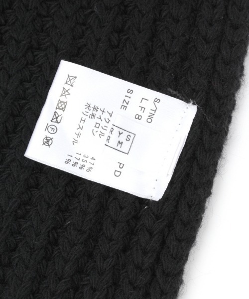 LOWRYS FARM（ローリーズファーム）の「ベストフウスヌード　959745（ネックウォーマー/スヌード・レディース・ブラック/アイボリー・FREE）」の5枚目の写真